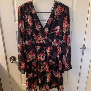 Flowy floral dress